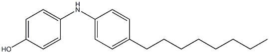 4'-Octyl[iminobisbenzen]-4-ol Structure