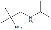 N-Isopropyl-2-methyl-1,2-propanediaminium 구조식 이미지