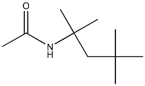 N-(1,1,3,3-Tetramethylbutyl)acetamide 구조식 이미지