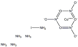 Iodopentamminecobalt(III) nitrate 구조식 이미지