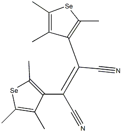 2,3-Bis(2,4,5-trimethylselenophen-3-yl)maleonitrile 구조식 이미지