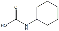 Cyclohexylcarbamic acid 구조식 이미지