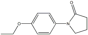 1-(4-Ethoxyphenyl)-2-pyrrolidone Structure