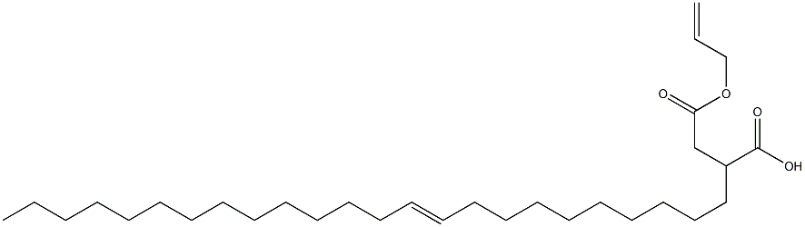 2-(10-Tetracosenyl)succinic acid 1-hydrogen 4-allyl ester 구조식 이미지