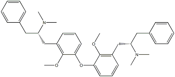 [(2S)-2-(Dimethylamino)-3-phenylpropyl]2-methoxyphenyl ether 구조식 이미지