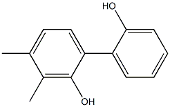 3,4-Dimethyl-1,1'-biphenyl-2,2'-diol Structure