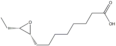 (9R,10S)-9,10-Epoxydodecanoic acid 구조식 이미지