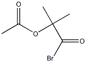 2-Acetoxyisobutyric acid bromide 구조식 이미지