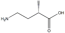 (S)-2-Methyl-4-aminobutyric acid 구조식 이미지