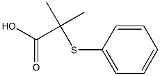 2-Methyl-2-(phenylthio)propionic acid Structure