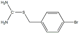 Diamino[(4-bromophenylmethyl)thio]methylium Structure