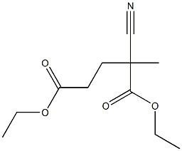 2-Cyano-2-methylpentanedioic acid diethyl ester Structure