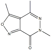 3,4,6-Trimethylisoxazolo[3,4-d]pyridazin-7(6H)-one Structure