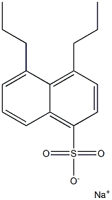 4,5-Dipropyl-1-naphthalenesulfonic acid sodium salt 구조식 이미지