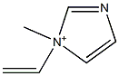 1-Ethenyl-1-methyl-1H-imidazol-1-ium Structure