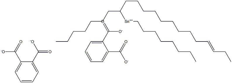 Bis[phthalic acid 1-(10-tridecenyl)]dioctyltin(IV) salt 구조식 이미지