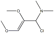 1-Chloro-2,3-dimethoxy-N,N-dimethyl-2-propen-1-amine 구조식 이미지