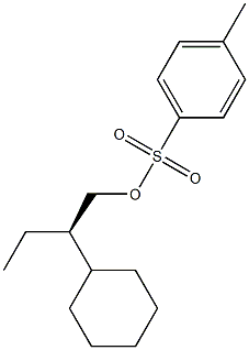 (+)-p-Toluenesulfonic acid (R)-2-ethyl-2-cyclohexylethyl ester Structure