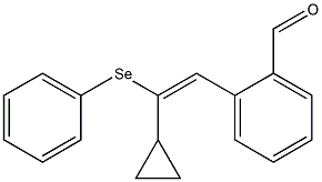 2-(2-Cyclopropyl-2-phenylselenoethenyl)benzaldehyde 구조식 이미지