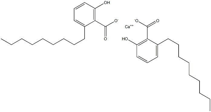 Bis(2-nonyl-6-hydroxybenzoic acid)calcium salt Structure