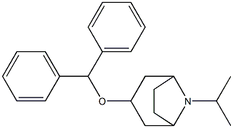 3-(Diphenylmethoxy)-8-isopropyl-8-azabicyclo[3.2.1]octane 구조식 이미지