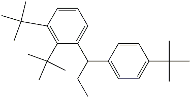 1-(2,3-Di-tert-butylphenyl)-1-(4-tert-butylphenyl)propane Structure