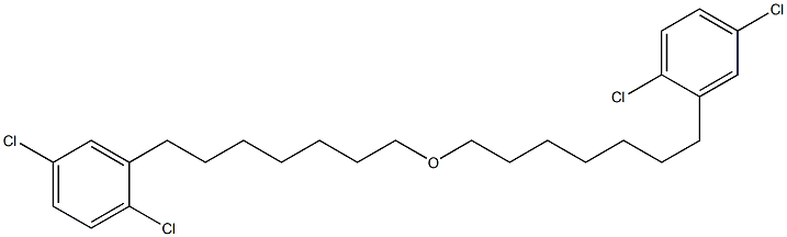 2,5-Dichlorophenylheptyl ether 구조식 이미지
