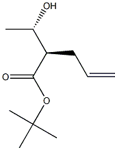 (2R,3S)-2-Allyl-3-hydroxybutyric acid tert-butyl ester 구조식 이미지