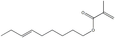 Methacrylic acid (6-nonenyl) ester 구조식 이미지