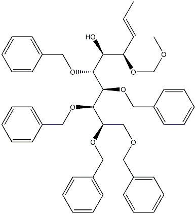 (2E,4R,5S,6R,7R,8R,9R)-6,7,8,9,10-Penta(benzyloxy)-4-(methoxymethoxy)-2-decen-5-ol Structure