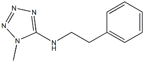 N-Phenethyl-1-methyl-1H-tetrazol-5-amine 구조식 이미지