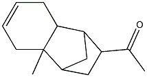 2-Acetyl-4a-methyl-1,2,3,4,4a,5,8,8a-octahydro-1,4-methanonaphthalene 구조식 이미지
