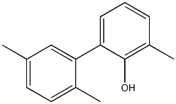 6-Methyl-2-(2,5-dimethylphenyl)phenol Structure