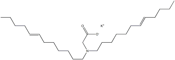 N,N-Di(7-dodecenyl)glycine potassium salt Structure