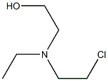 2-(2-Chloroethylethylamino)ethanol 구조식 이미지