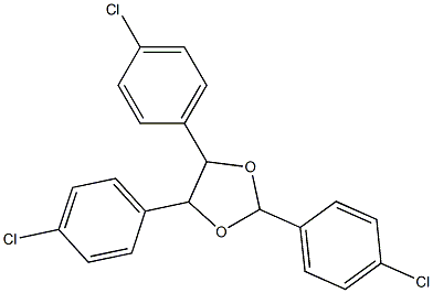2,4,5-Tris(4-chlorophenyl)-1,3-dioxolane Structure