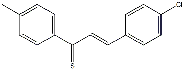 (E)-4-Chloro-4'-methylthiochalcone Structure