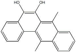 5,6-Dihydroxy-7,12-dimethylbenz[a]anthracene 구조식 이미지