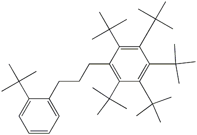 1-(Penta-tert-butylphenyl)-3-(2-tert-butylphenyl)propane Structure