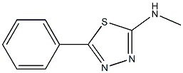 N-Methyl-5-phenyl-1,3,4-thiadiazole-2-amine Structure