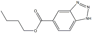 1H-Benzotriazole-5-carboxylic acid butyl ester Structure