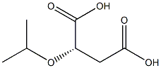 [S,(-)]-(1-Methylethoxy)succinic acid 구조식 이미지