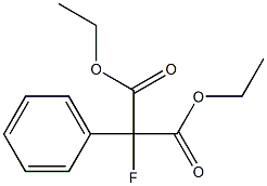 Fluorophenylmalonic acid diethyl ester Structure