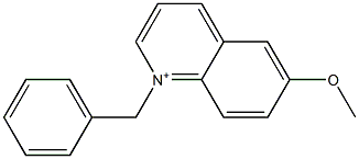 6-Methoxy-1-benzylquinolinium 구조식 이미지