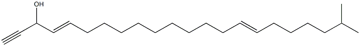 (4E,15E)-21-Methyldocosa-4,15-dien-1-yn-3-ol 구조식 이미지
