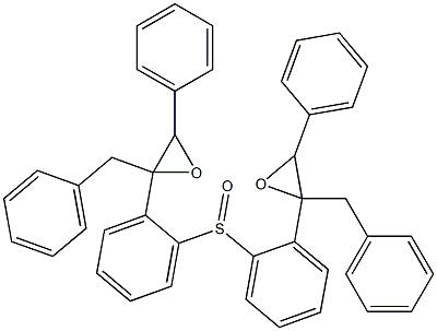 [(1,2-Epoxy-1,3-diphenylpropan)-2-yl]phenyl sulfoxide 구조식 이미지