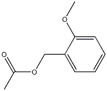 Acetic acid 2-methoxybenzyl ester 구조식 이미지