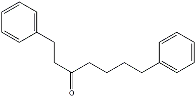 1,7-Diphenyl-3-heptanone 구조식 이미지