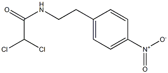 2,2-Dichloro-N-[2-(4-nitrophenyl)ethyl]acetamide Structure
