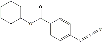 4-Azidobenzoic acid cyclohexyl ester Structure